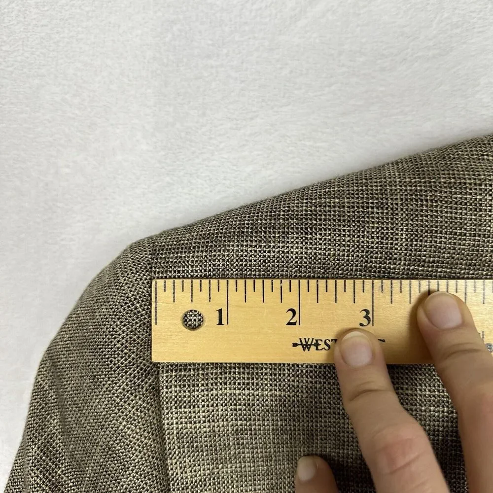 Patrick James Reserve Men’s Sport Coat 44R Valuto SPJ Bamboo Blazer Jacket Beige